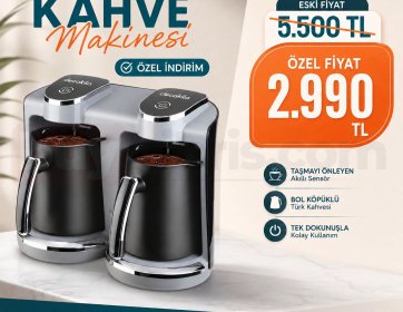 Decakila 2’li Türk Kahvesi Makinesi