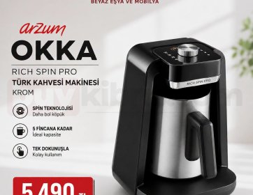 Arzum Okka Rich Spin Pro Türk Kahvesi Makinesi