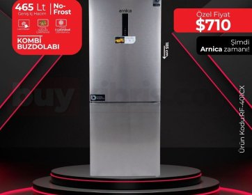 Arnica RF-A401CX Kombi Buzdolabı