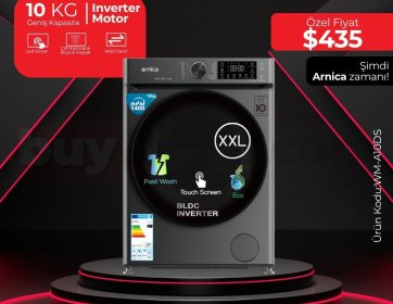 Arnica 10 KG Inverter Çamaşır Makinesi