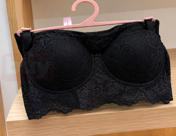Siyah Dantelli Bralet