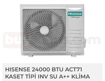 ❄️ Hisense 24000 BTU Kaset Tipi Inverter Klima ile Üst Düzey Ticari Soğutma Performansı