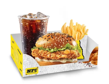 Tek Kat Acılı Burger Menü