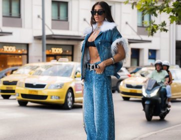 DENIM FUR COLLECTION – “Street Luxe” Look