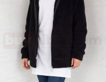 Kış Konforunu Sunan Peluş Kapüşonlu Mont Serisi