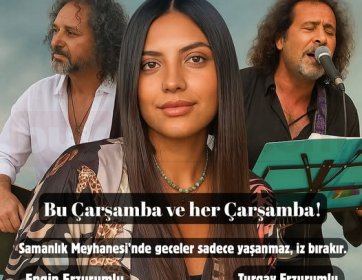Samanlık Meyhanesi’nde her Çarşamba, şehir biraz yavaşlar, zaman biraz durur.