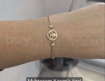 Altın Detaylı Şans Bilekliği – Kasım’a Özel Fırsat