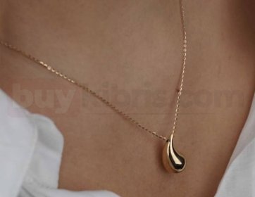 Damlacık Formlu Altın Kolye