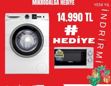 Vox 8 KG Çamaşır Makinesi Alana Mikrodalga Hediye