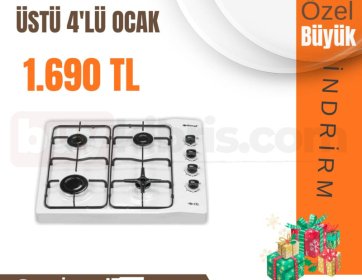 İtimat Tezgah Üstü 4’lü Ocak – Yeni Yıla Özel Fiyat! 1.690 TL