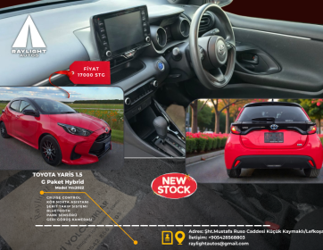 TOYOTA YARIS 1.5 HYBRİD