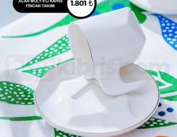 ACAR MOLY 6’LI KAHVE FİNCAN TAKIMI