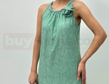 Çiçek Detaylı Askılı Yazlık Elbise – S, M, L Beden 50 İndirim