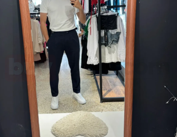 Lacivert Slim Fit Klasik Pantolon