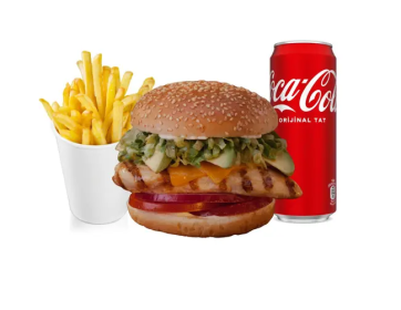 Izgara Tavuk Burger Menü