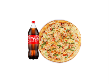 Seafood Pizza (38 cm.)