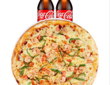 Seafood Pizza (63 cm.)