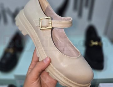 Kalın Taban Tokalı Mary Jane Ayakkabı Modelleri