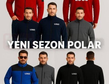 şirketlere özel logolu baskılı fermuarlı su geçirmez nakışlı polar giyim