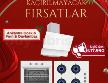 Ankastre ocak fırın davlumbaz