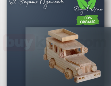 Organik Oyuncak Arazi Aracı