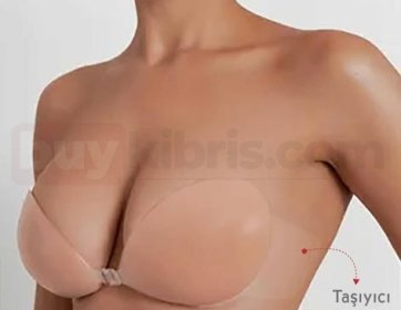 Silikonlu yapışkan sütyenler