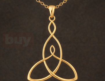 Üçlü Düğüm (Triquetra) Kolye ✨