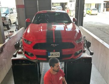 Ford Mustang gt  rot ayarında