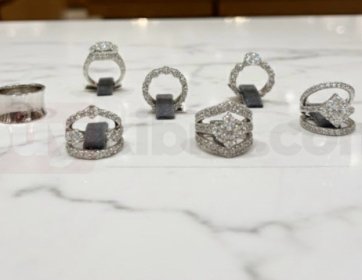 Gümüş Renk Taşlı Yüzük Modelleri