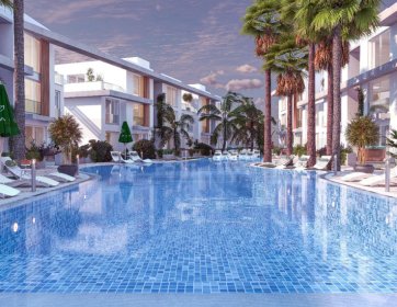 Yeniboğaziçi Bölgesinde Denize ve Salim Hotele 1200 m2 Yürüme Mesafesinde Ortak Yüzme Havuzlu Esnek Ödeme Seçenekli Daireler Satılık