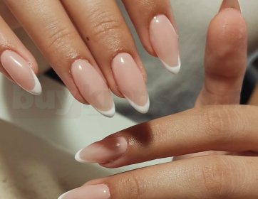 Klasik Badem French Tırnak Modeli