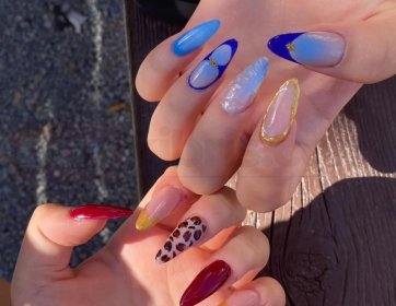 Renkli ve Sanatsal Mix Nail Art