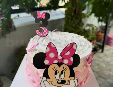 Minnie Mouse 3 Yaş Doğum Günü Pastası