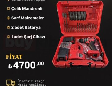 Dawreek Şarjlı Vidalama Seti