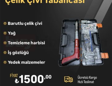 Çelik Çivi Tabancası Seti