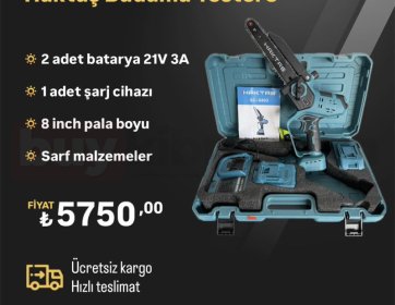 Haktaş Şarjlı Budama Testere 21V