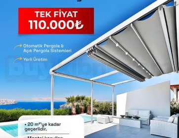 20 m²’ye Kadar Otomatik Pergola Kampanyası