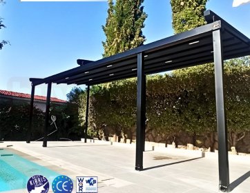 Havuz Kenarı Otomatik Pergola Sistemi