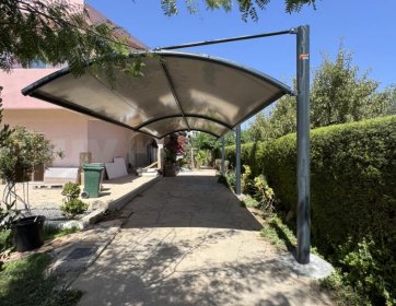 Bahçe ve Otopark Alanları İçin Hilal Gölgelik Sistemi