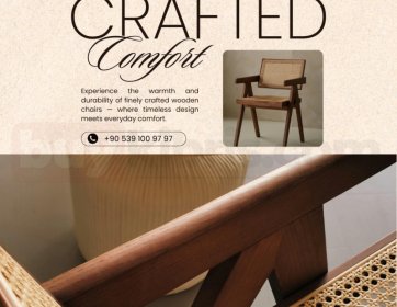 El İşçiliği Ahşap Sandalye