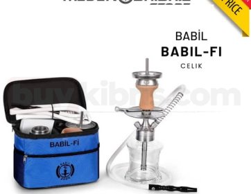 Babil Fi Çelik nargile takımı şimdi Meder Shisha’da