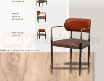 ORENDA Metal Kollu Döşemeli Sandalye Üretimi