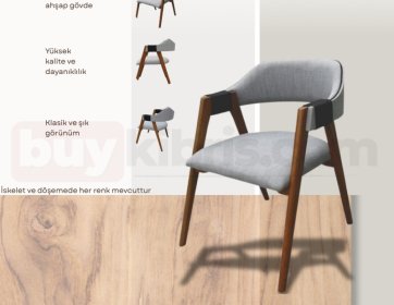 LOOP Ahşap Kollu Modern Sandalye Üretimi