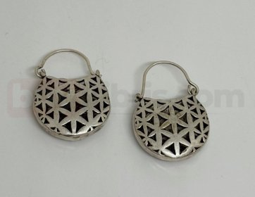 Yaşam çiçeği küpesi