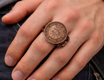 Bakır mühür yüzük