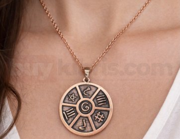 Celcelutiye bakır kolye