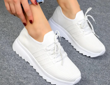 Beyaz Kadın Günlük Spor Ayakkabı