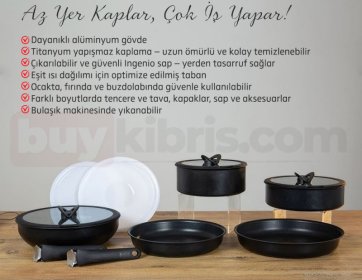 Tefal Ingenio Simple Cook 12 Parça Tencere ve Tava Seti