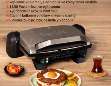 Tefal Toast Expert 1800W Izgara ve Tost Makinesi