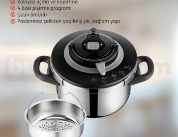 Tefal Clipso+ Chef 4.5L Düdüklü Tencere